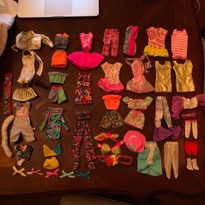 1980s and 1990s Barbie doll clothes bundle